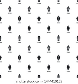 Rowan leaf pattern seamless vector repeat geometric for any web design