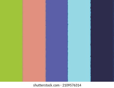 Rowdy color pallete spring summer 2022. Abstract vector background