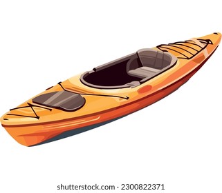 rowing boat design over white