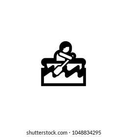 Rowing boat icon