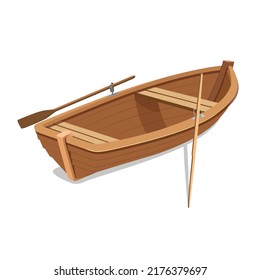 Rowing boat icon classical 3d sketch vector