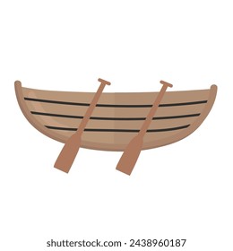 Rowing boat icon clipart avatar isolated vector illustration