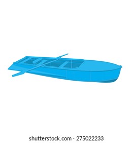 Rowing boat vector illustration of isolated on a white background