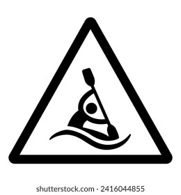 Rowing Experts Only Symbol Sign,Vector Illustration, Isolate On White Background Label. EPS10