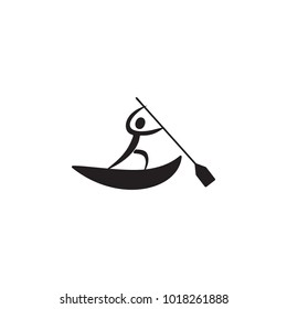 rowing icon. Elements of sportsman icon. Premium quality graphic design icon. Signs and symbols collection icon for websites, web design, mobile app on white background