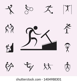 rowing icon. Elements of sportsman icon. Premium quality graphic design icon. Signs and symbols collection icon for websites, web design, mobile app on white background
