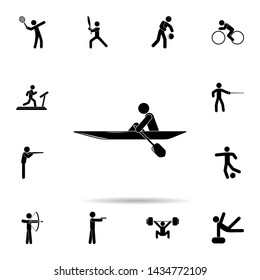rowing icon. Universal set of Sport for website design and development, app development