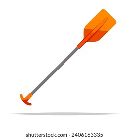 Rowing paddle oar vector isolated illustration