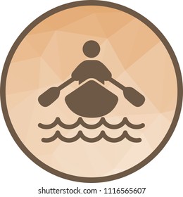 Rowing Person Icon