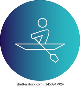 Rowing Person icon for your project
