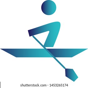 Rowing Person icon for your project
