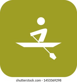 Rowing Person icon for your project
