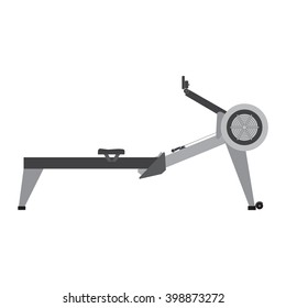 Rowing trainer. for functional training. sport equipment