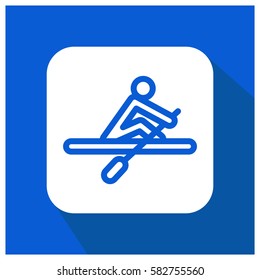 Rowing vector icon