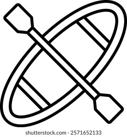 Rowing vector icon. Can be used for printing, mobile and web applications.