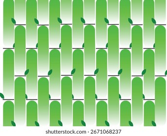 Rows of bamboo trees pattern vector for background