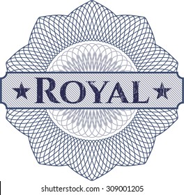 Royal abstract rosette