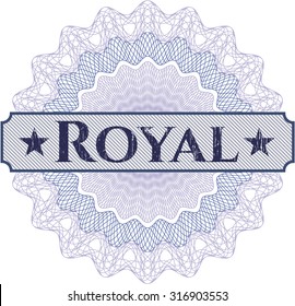 Royal abstract rosette