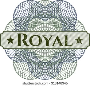 Royal abstract rosette