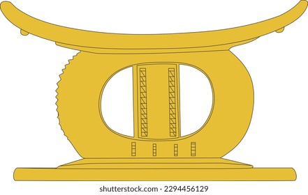 Royal Akan Stool, cultural and traditional symbol	
