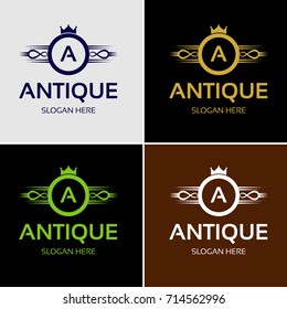 Royal Antique Diamond Logo Template