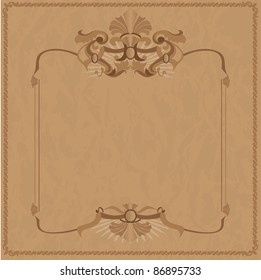 Royal antique frame