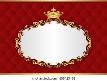 Royal Background With Decorative Frame