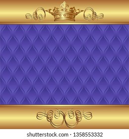 royal background with golden ornament
