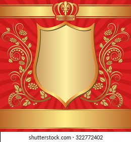 royal background with ornaments