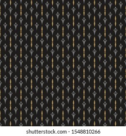 Royal Background, Seamless Pattern. Suitable for Book Cover, Poster, Logo, Invitation. Vector.