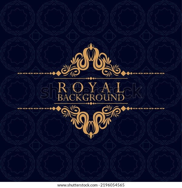 royal background vintage\
label poster