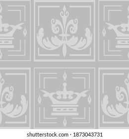 Papel mural real de fondo, patrón sin fisuras. Colores: tonos grises claros. Patrón para una textura sin fisuras. Perfecto para telas, cubiertas, carteles, decoración casera o papel pintado. Fondo del vector