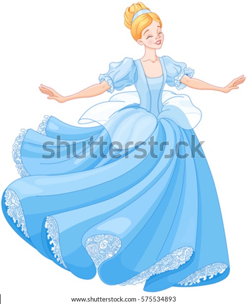 Royal Ball Dance Cinderella 스톡 벡터(로열티 프리) 575534893