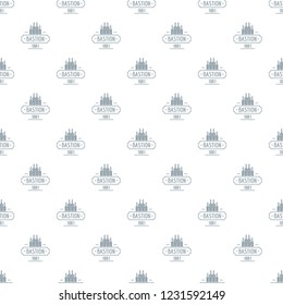 Royal bastion pattern vector seamless repeat for any web design