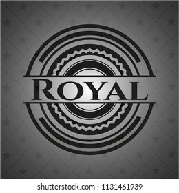 Royal black emblem