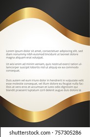 royal black, silver and gold background