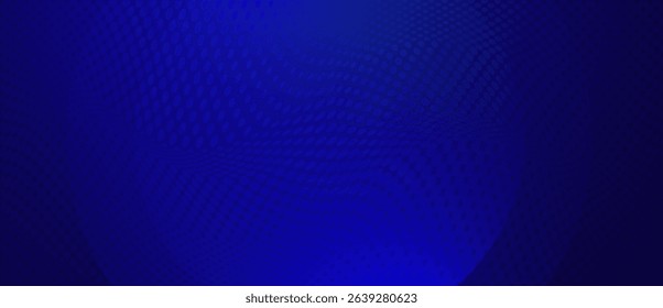 Royal blue abstract background with subtle wavy halftone pattern
