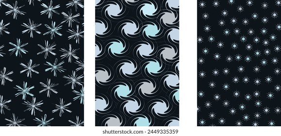 royal blue background with minimal flowers background