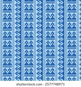 Royal Blue Beautiful Geometric Pattern