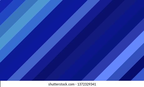 Royal Blue Diagonal Stripes Background Vector Art