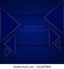 Royal blue and gold background
