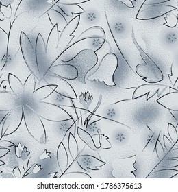 Royal blue grey stylized background for wall tiles,sun mica, web design, garment,packing material print.