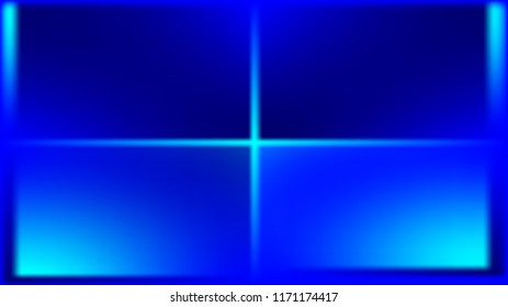 Royal blue and light blue gradient mesh vector background with copy space 