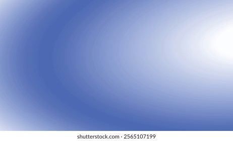 Royal blue smooth gradient abstract background with spotlight for backdrop or presentation