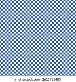 Padrão real de gingham azul e branco com textura quadriculada sem costura ideal para têxteis, envoltório ou gráficos digitais