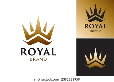 Royal Brand Logo is an elegant and regal logo suitable for luxury brands, high-end products, and businesses looking to convey prestige and sophistication in their branding.