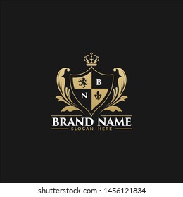Royal Brand Luxury Crest Logo Template