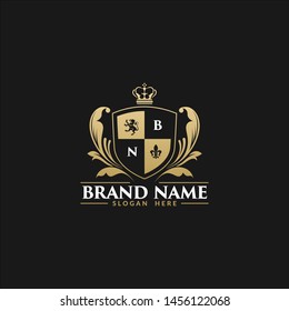 Royal Brand Luxury Crest Logo Template