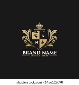 Royal Brand Luxury Crest Logo Template