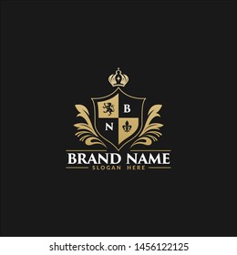 Royal Brand Luxury Crest Logo Template